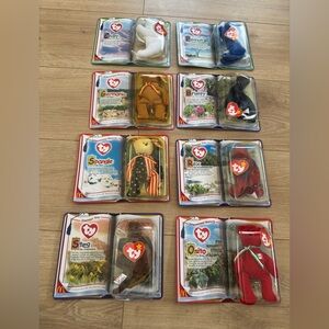 McDonalds Ty Teenie Beanie Babies 2000 Complete Set of 8 - Original Sealed Pkg
